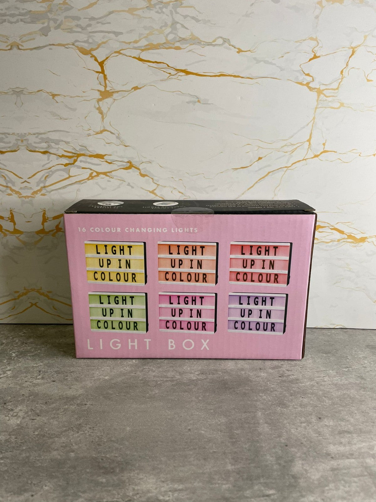 Light Up In Colour Light Box 16 Colours USB Power Home Décor