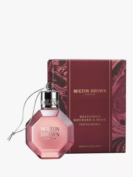 Molton Brown Delicious Rhubarb & Rose Festive Bauble