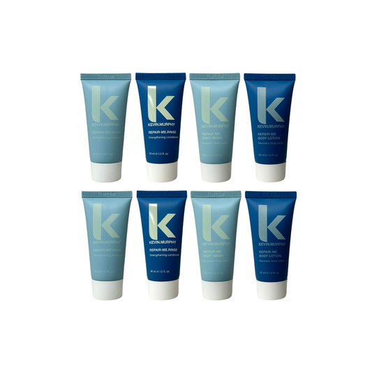 Kevin Murphy Repair-Me Set - Shampoo, Conditioner, Body Wash & Lotion 8x30ml