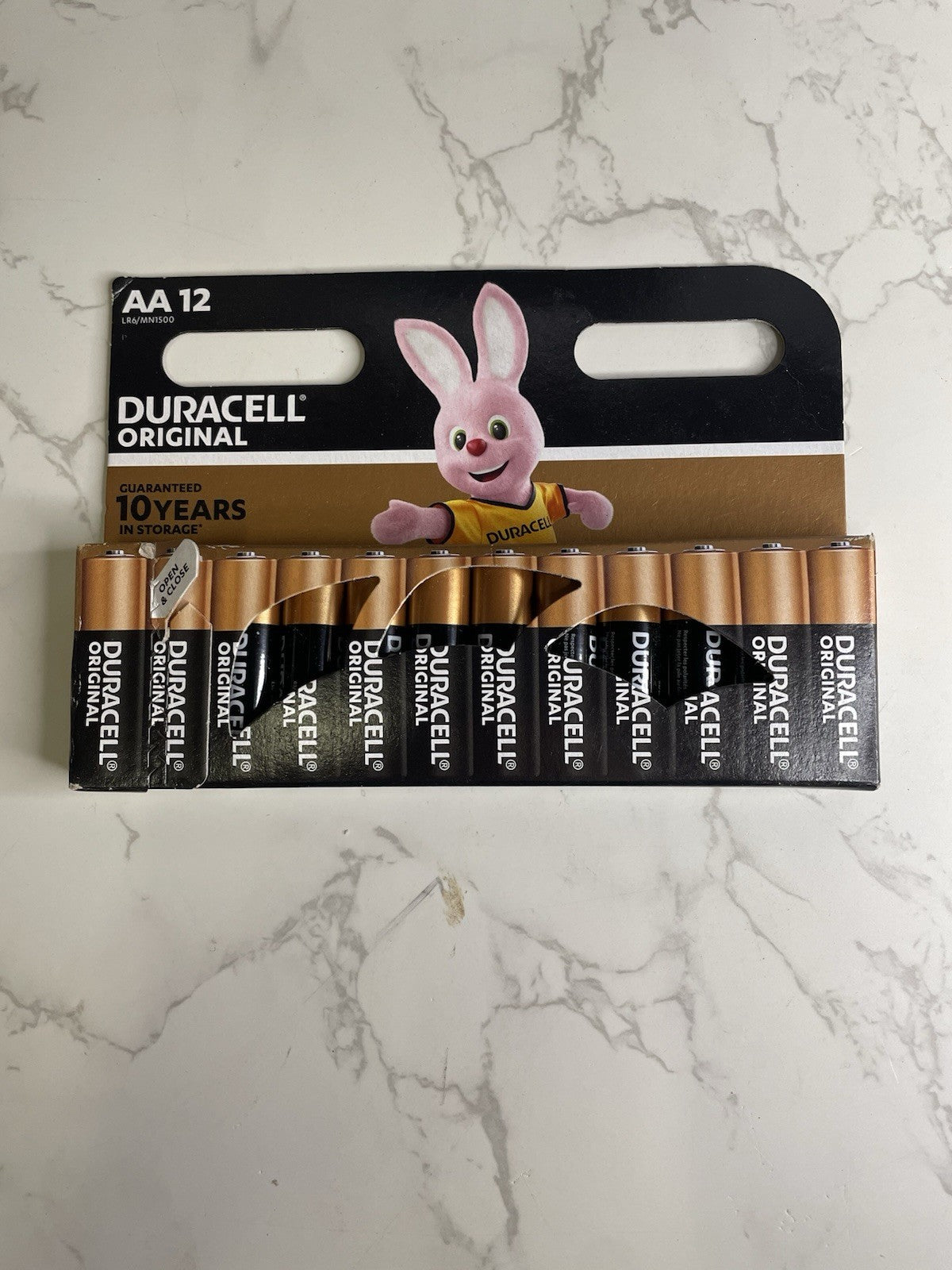 Duracell AA Original 12 X Alkaline Batteries-Long Expiry,Exp-2035 +