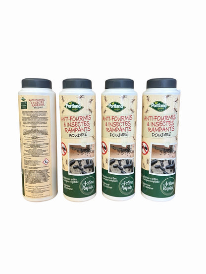 4 x Portland Ants & Crawling Insects Outdoor Indoor Fast Acting Killer - 1600g