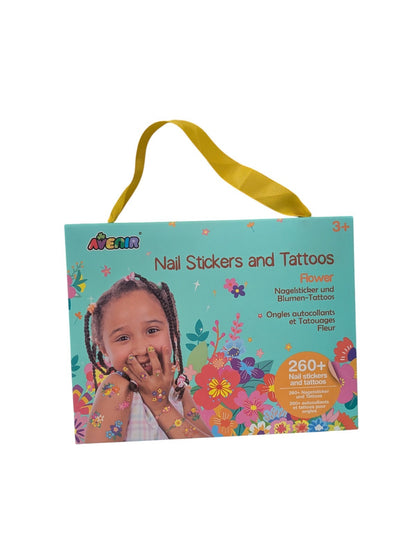 Avenir - Nail Stickers And Tattoos - Flower Toy NEW 3+ Arts & Crafts