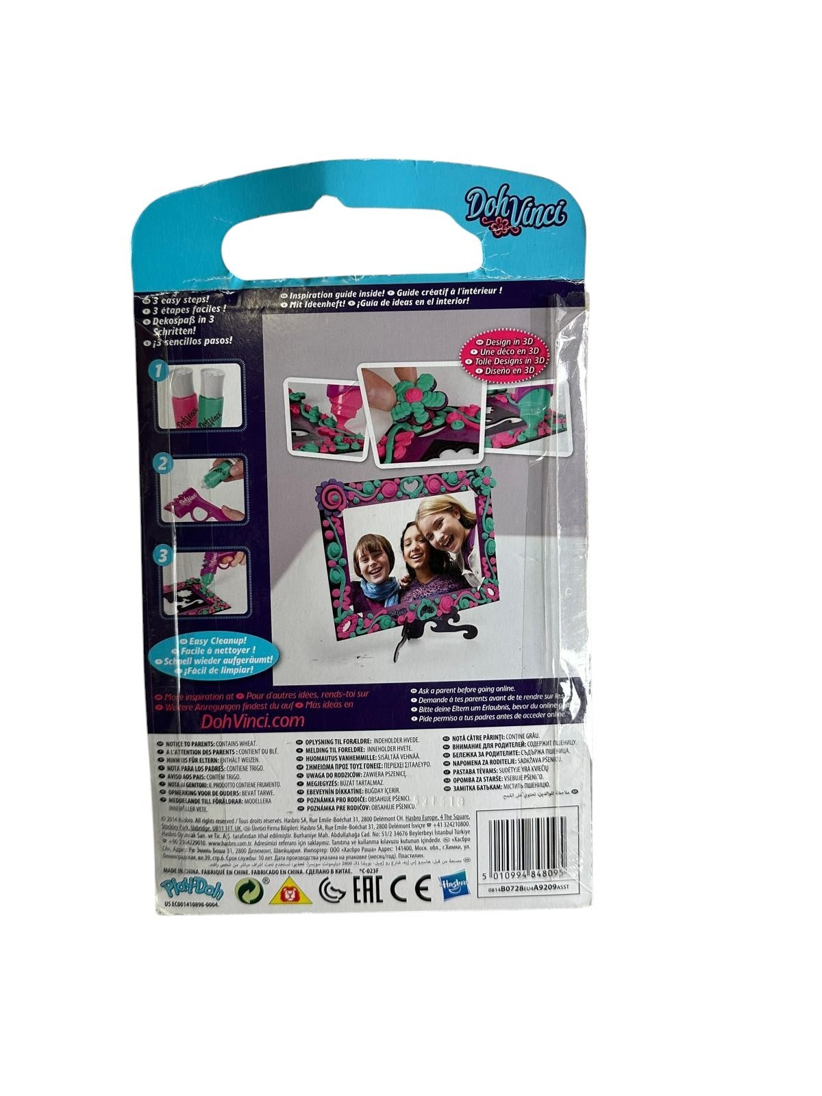 DOH VINCI MAKE YOUR OWN Picture Frame Kit GIRLS - Brand New