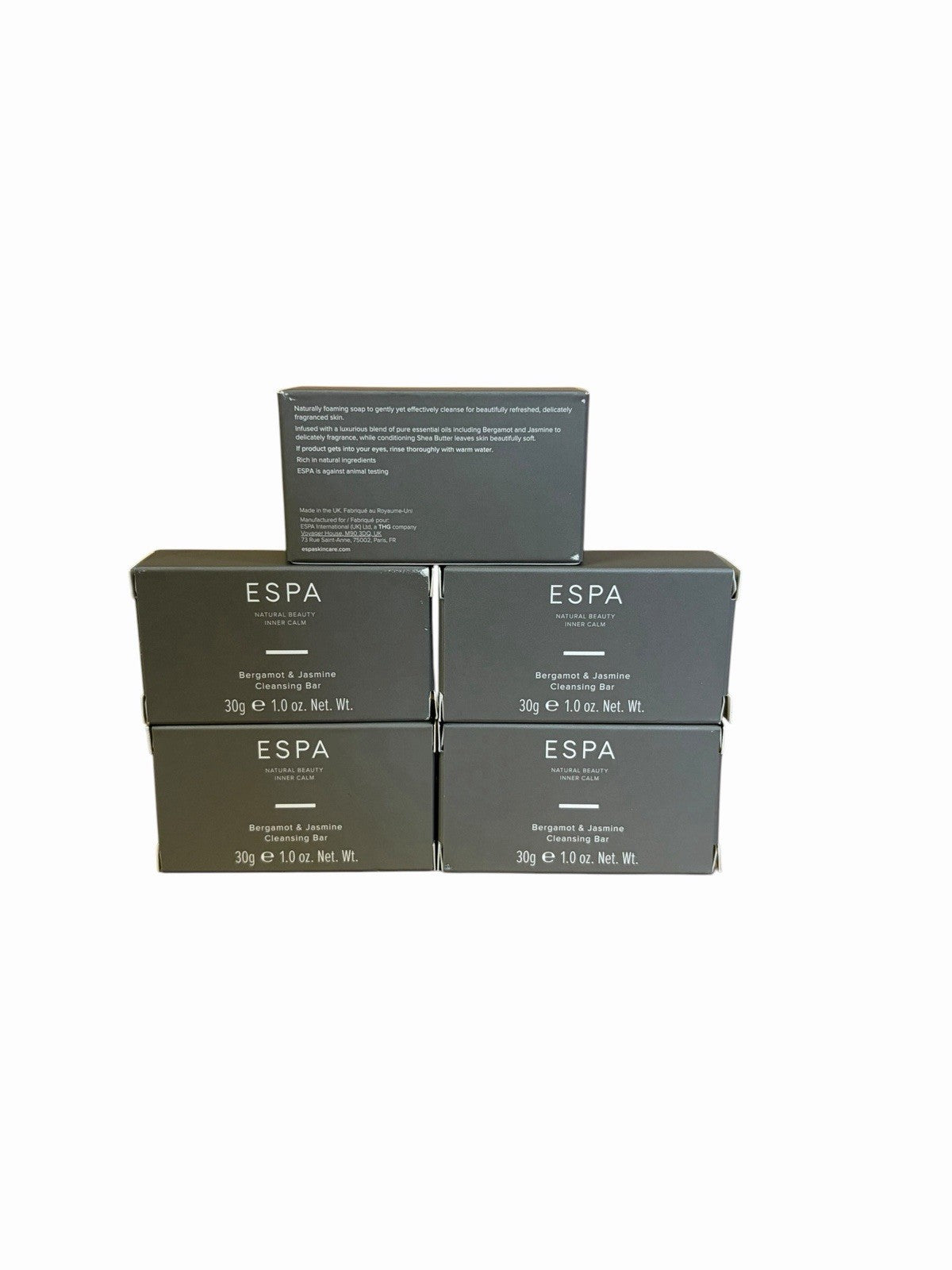 ESPA Bergamot & Jasmine Cleansing Bar Soap 30g x 5 Packs