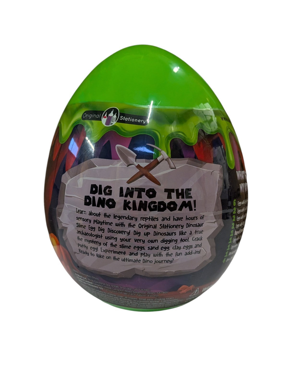 Dinosaur Slime Egg Kit Dig Discovery Explore Science Sensory Play 