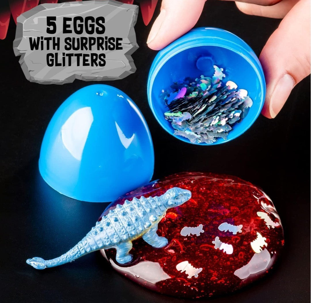 Dinosaur Slime Egg Kit Dig Discovery Explore Science Sensory Play 