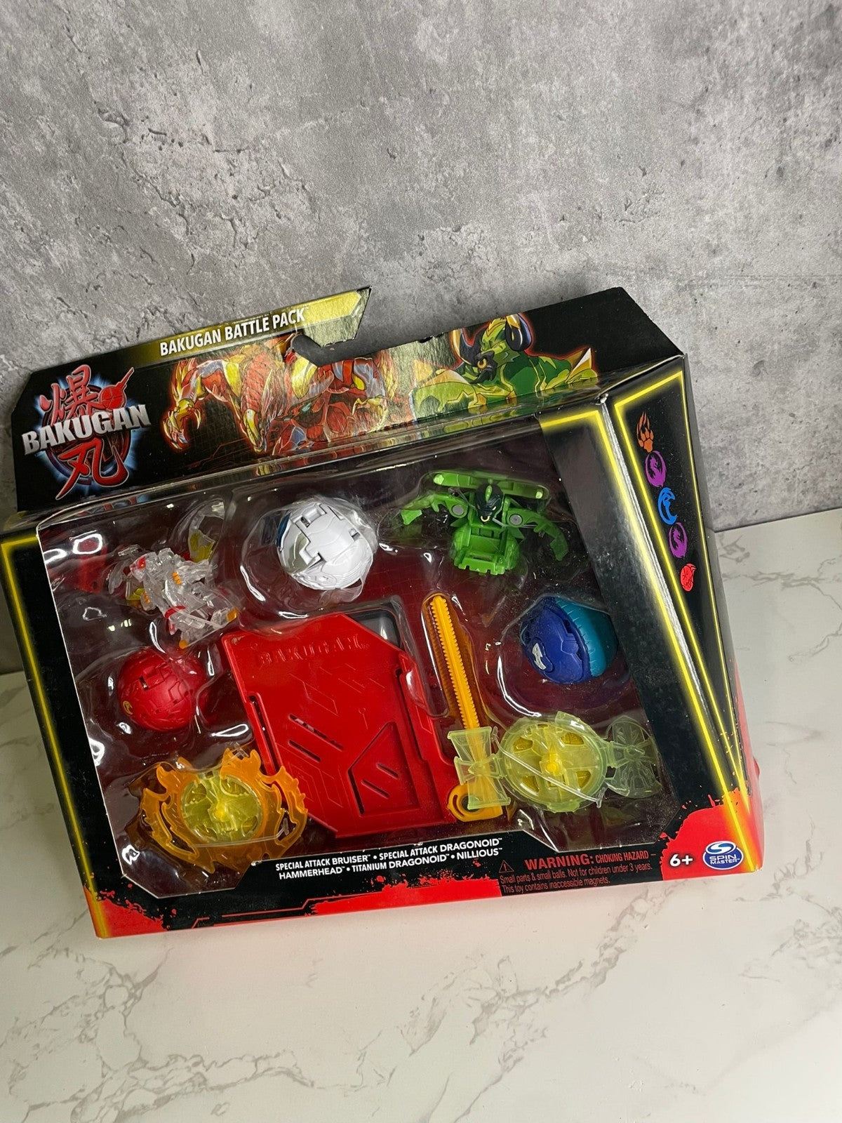 Bakugan Battle 5-Pack Action Figures Toys Set New Christmas Gift