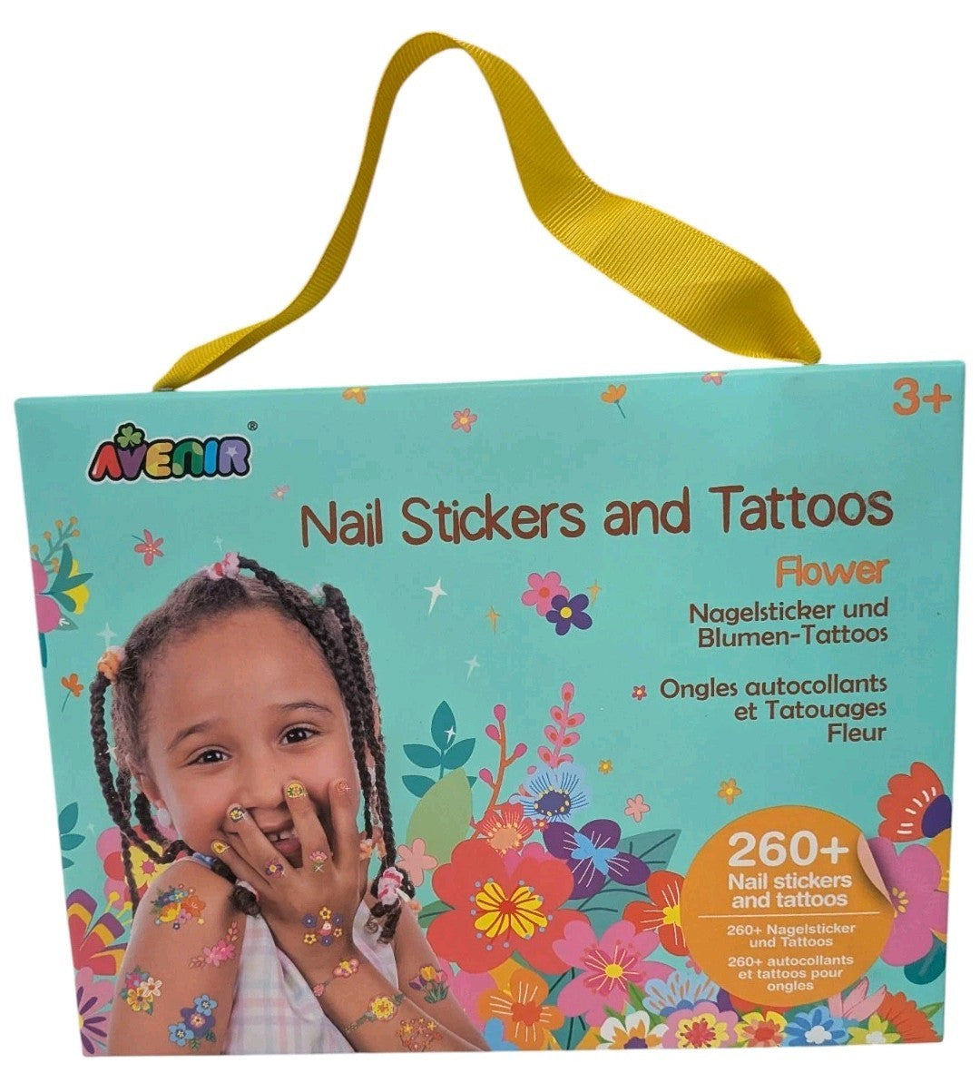 Avenir - Nail Stickers And Tattoos - Flower Toy NEW 3+ Arts & Crafts