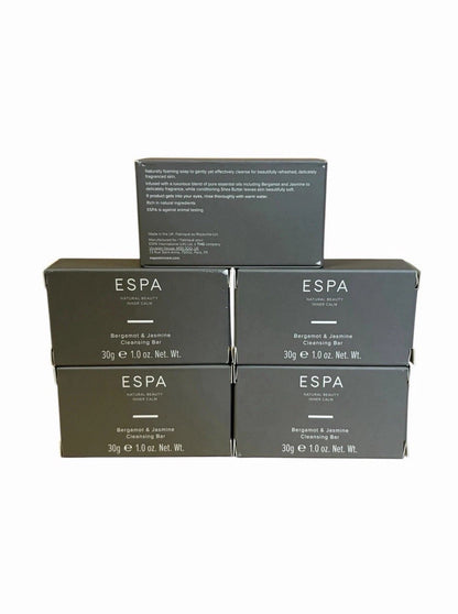 ESPA Bergamot & Jasmine Cleansing Bar Soap 30g x 5 Packs