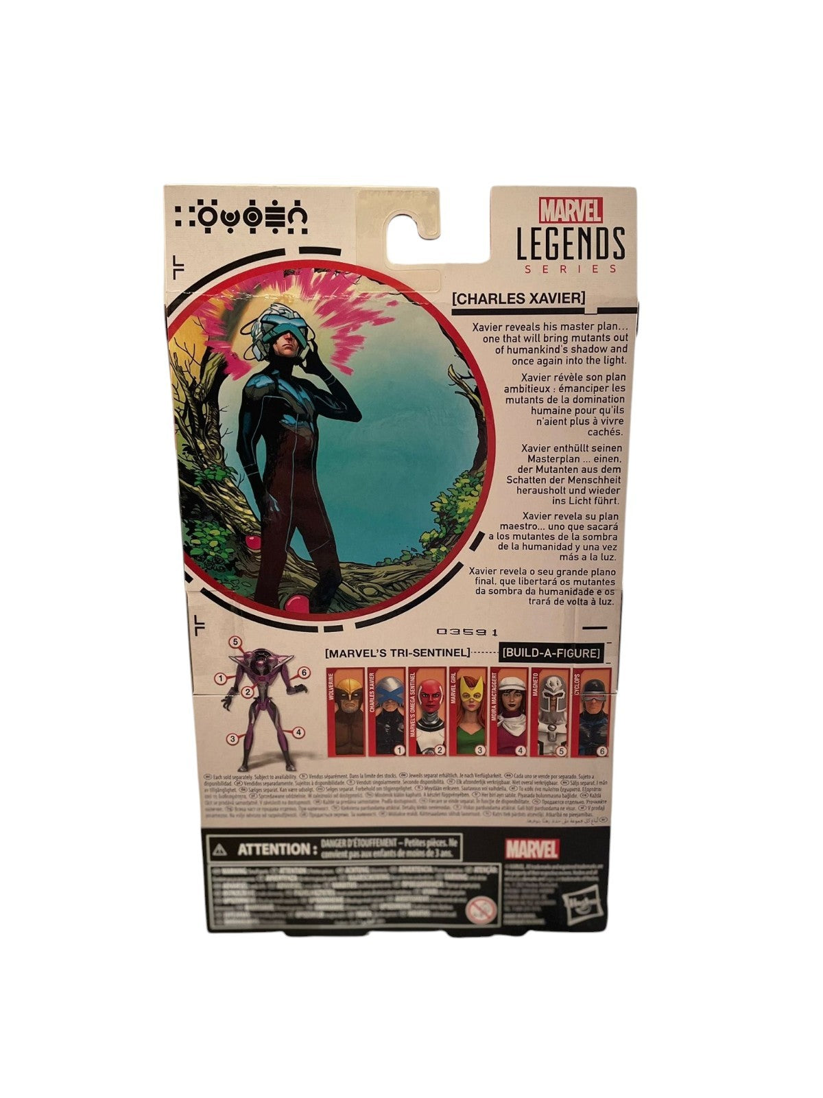 Marvel Legends Series X-Men Charles Xavier Build A Figure Birthday Gift