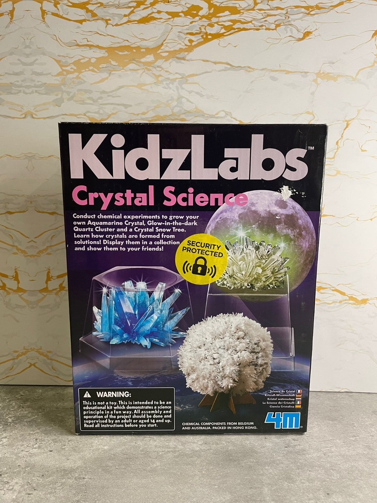 4M Kidz Labs Crystal Science Kids Childrens Toy Christmas Birthday Gift 14+ STEM