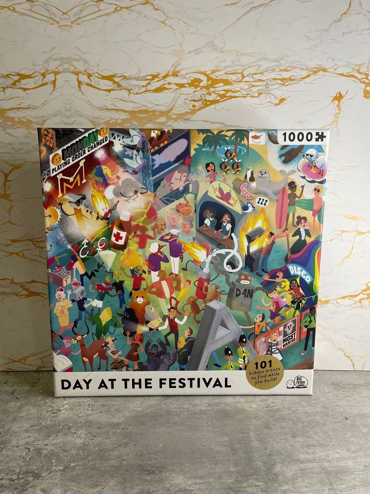 1000 Piece Puzzle 'Day At A Festival' Big Potato Games