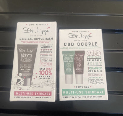 Dr Lipp Twin Pack Calm Balm Tint And Original Dry Skin Balm Sealed Rare