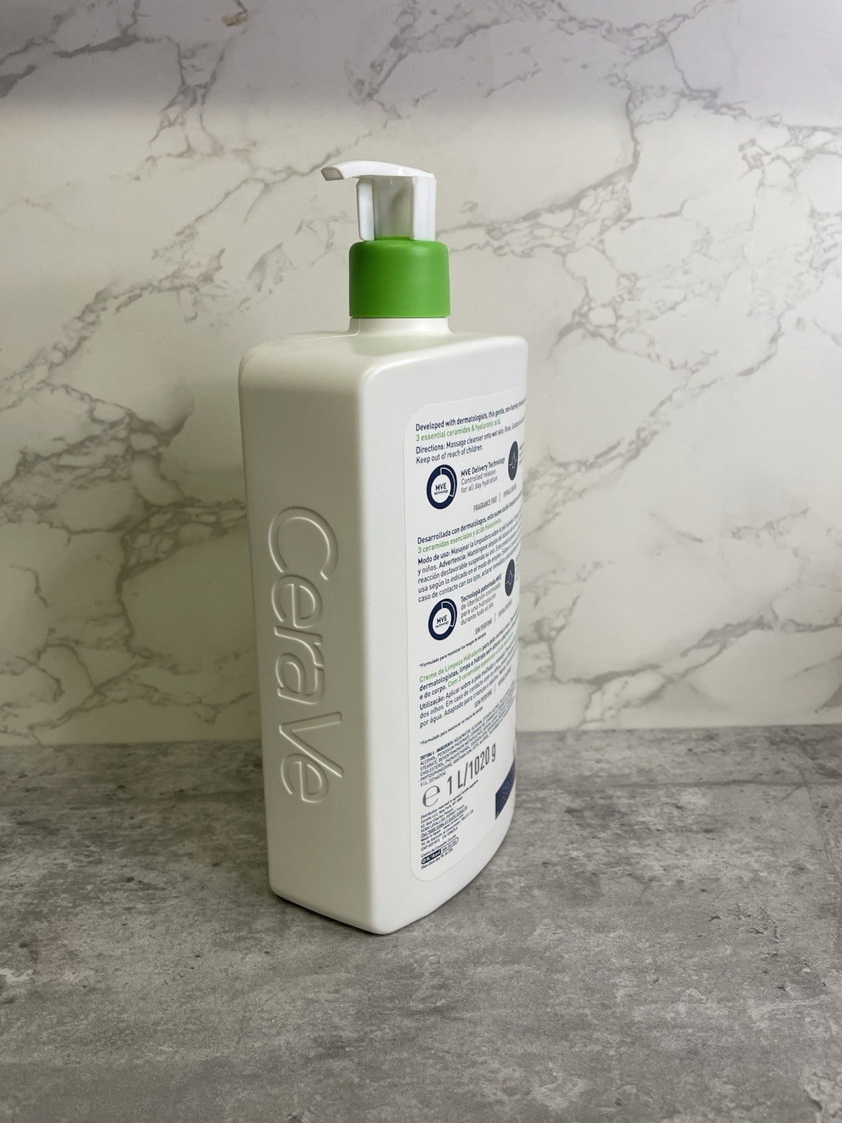 Cerave Hydrating Cleanser - 1000ml Skincare Routine Beauty Cosmetics