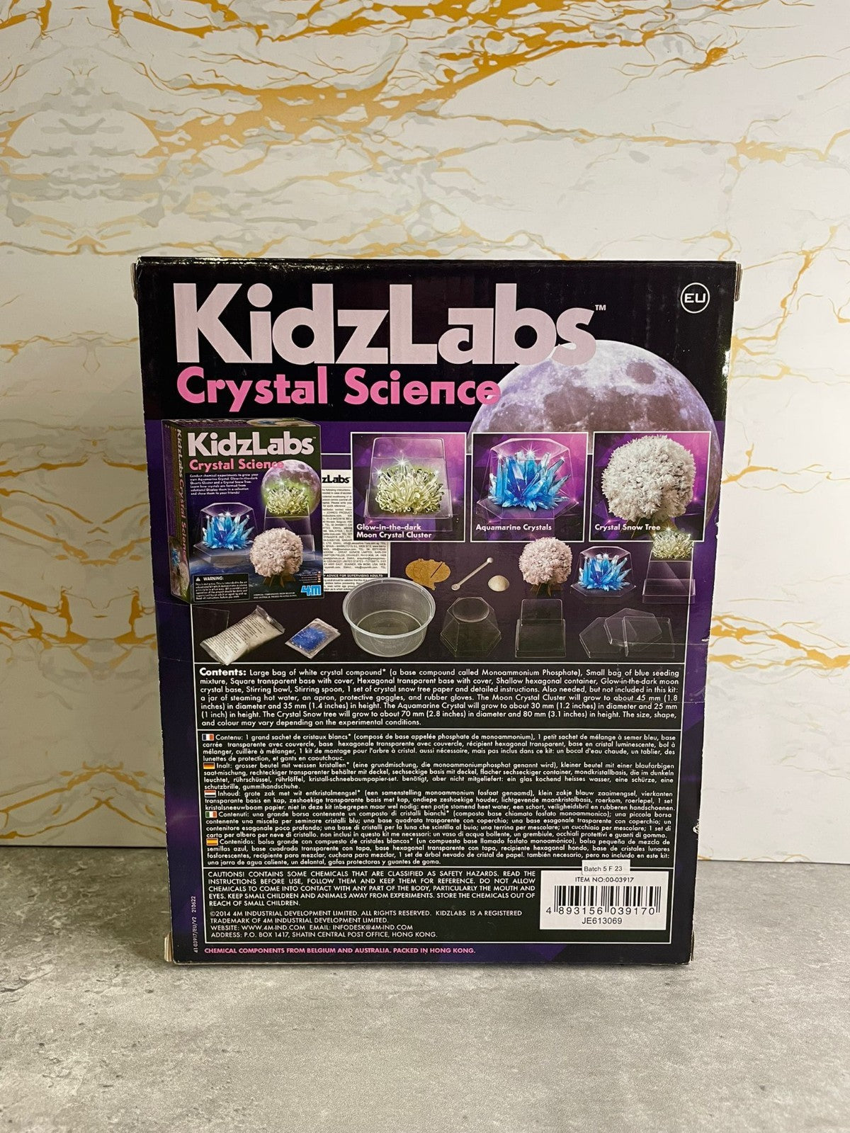 4M Kidz Labs Crystal Science Kids Childrens Toy Christmas Birthday Gift 14+ STEM