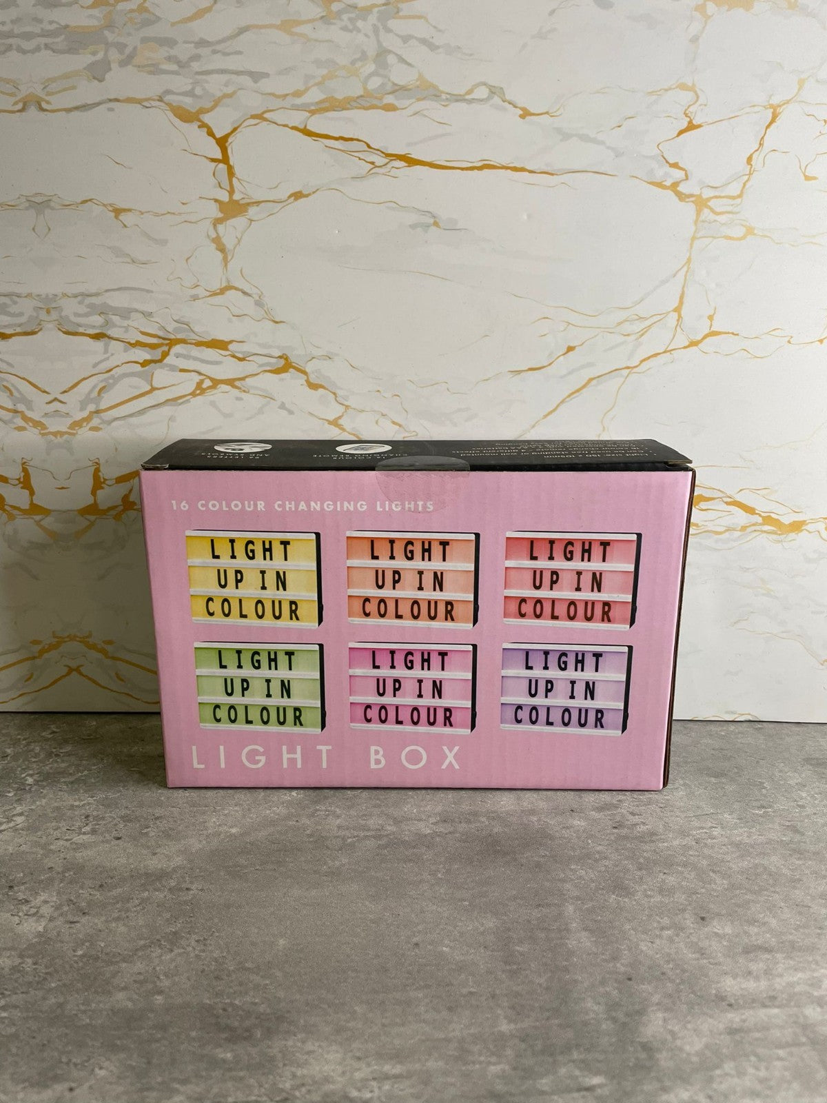 Light Up In Colour Light Box 16 Colours USB Power Home Décor 