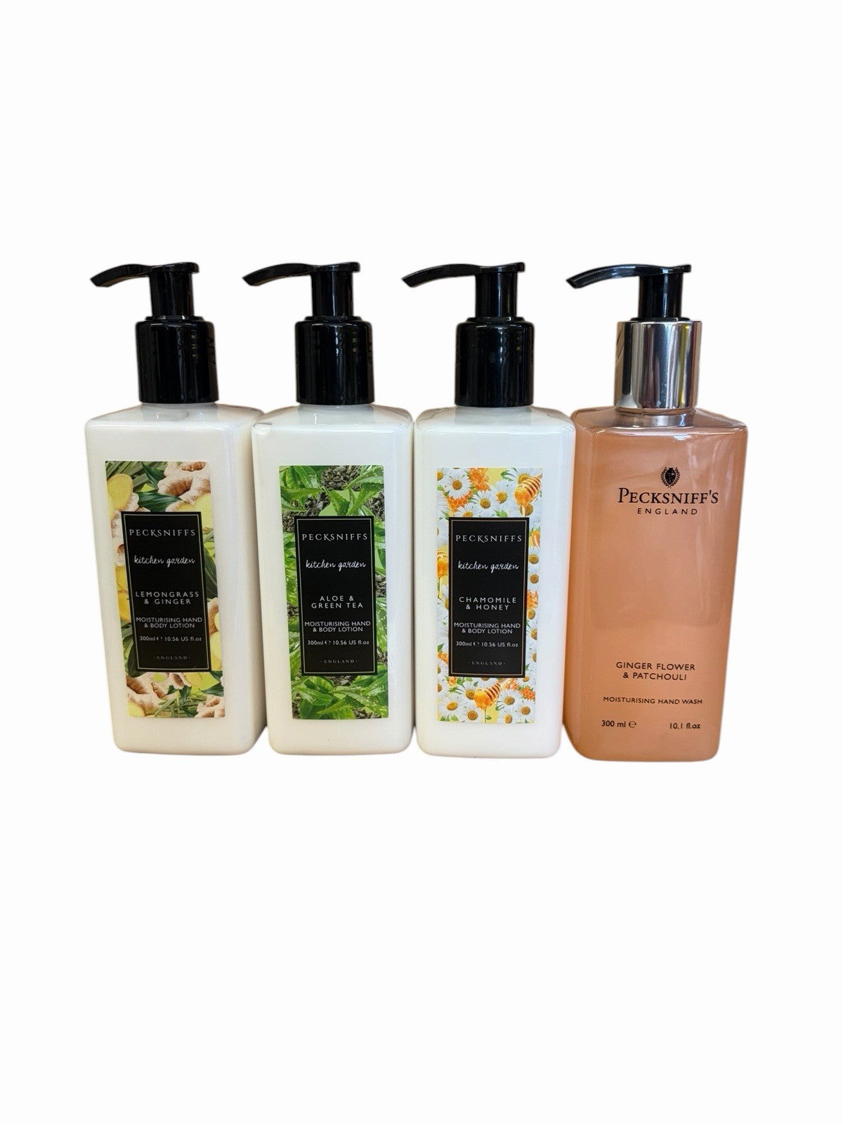 Lotion Pecksniffs 3 x Hand & Body Lotion 1 x Hand Wash Set  💕 Lemongrass, Aloe
