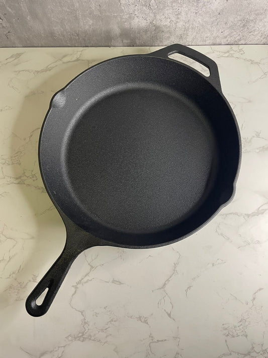 12” Fresh Australian Cast Iron Pre-Seasoned Pan New Unboxed Cooking