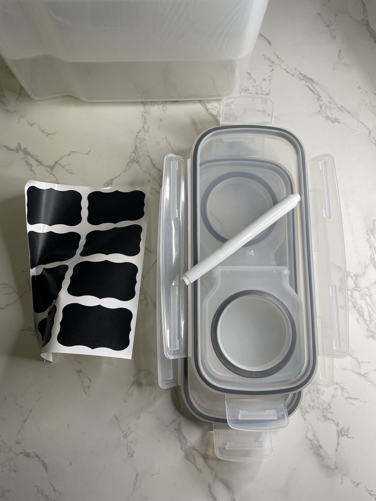 Cereal Storage Containers, 3Pcs Cereal Containers with Lids Airtight, Durable Fo