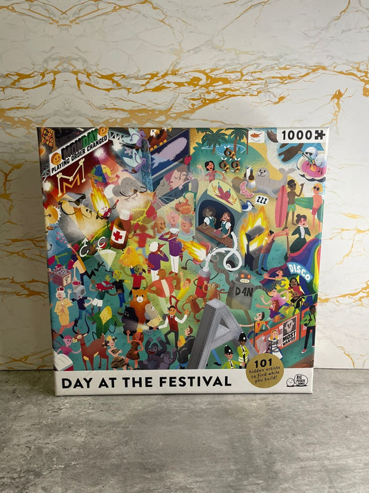 1000 Piece Puzzle 'Day At A Festival' Big Potato Games