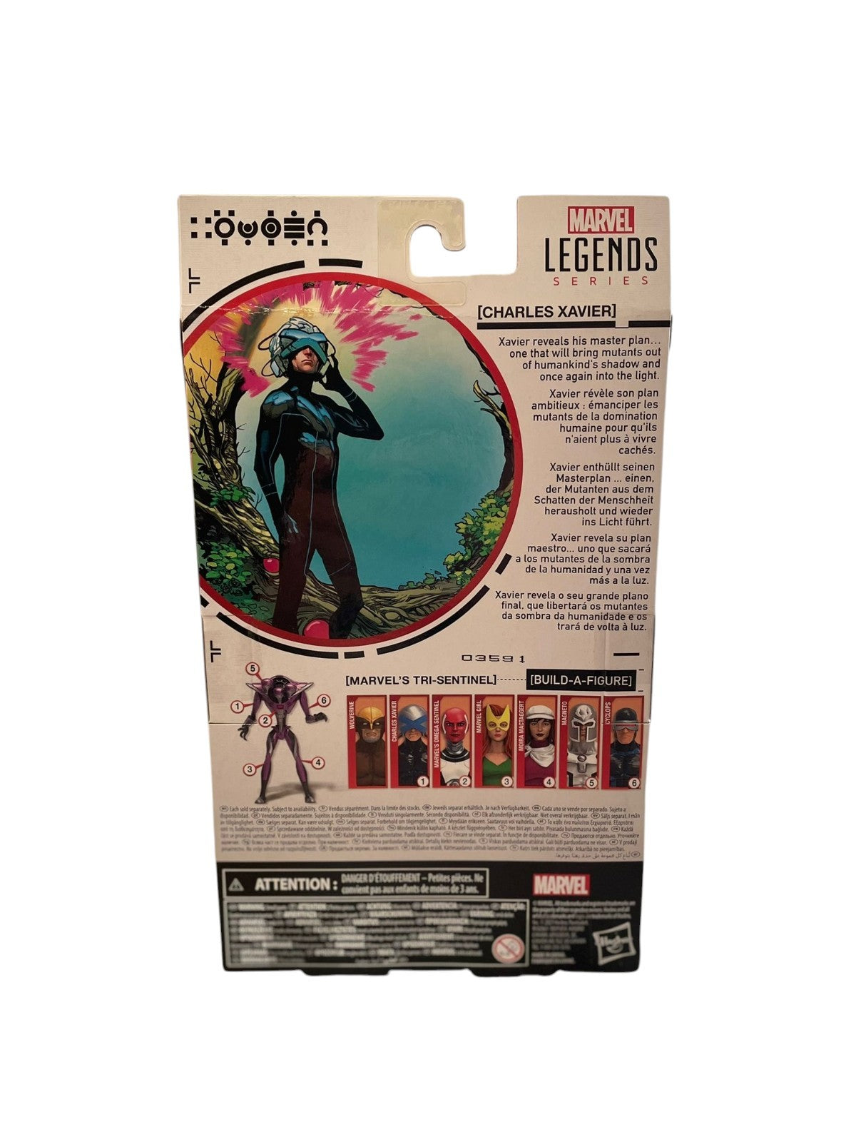 Marvel Legends Series X-Men Charles Xavier Build A Figure Birthday Gift