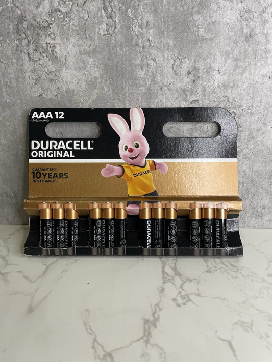 Duracell Original AAA 12pack 10 Years Expiry 2035 Fast Dispatch Same Day