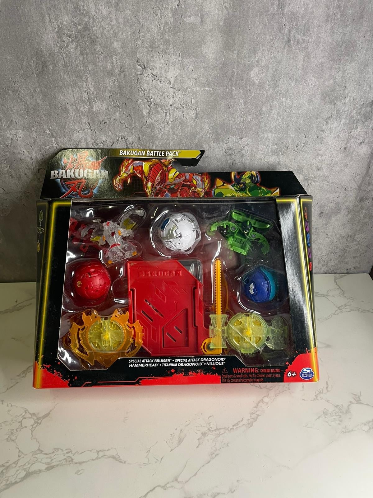 Bakugan Battle 5-Pack Action Figures Toys Set New Christmas Gift