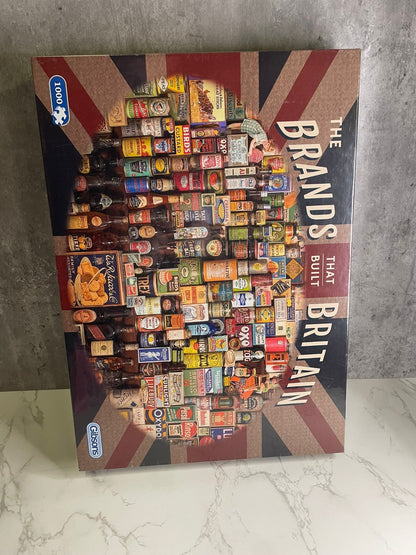 Brands Of Britain 1000 piece Jigsaw Puzzle Christmas Gift Birthday Present