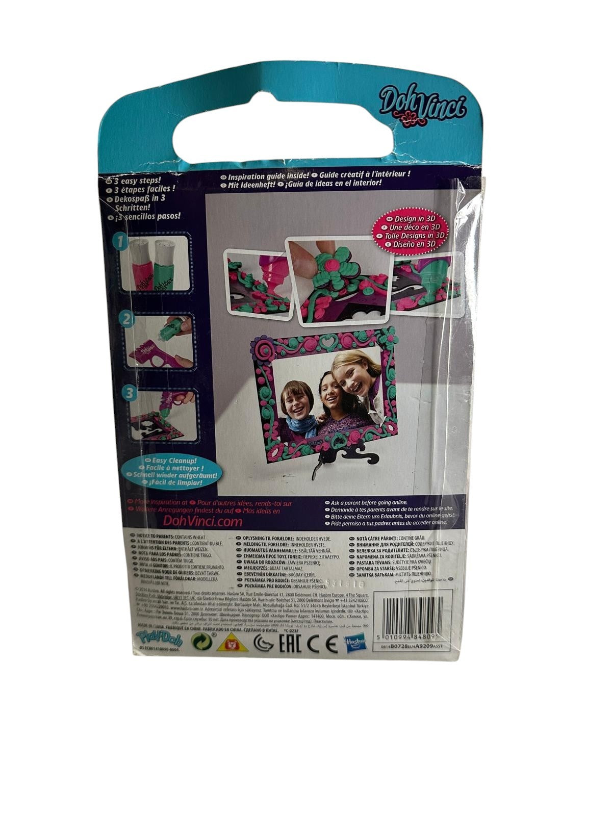 DOH VINCI MAKE YOUR OWN Picture Frame Kit GIRLS - Brand New