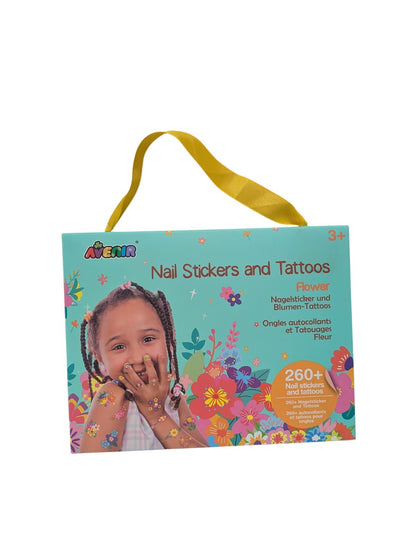 Avenir - Nail Stickers And Tattoos - Flower Toy NEW 3+ Arts & Crafts