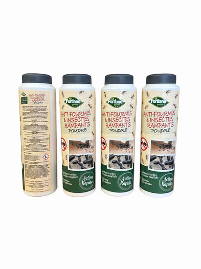 4 x Portland Ants & Crawling Insects Outdoor Indoor Fast Acting Killer - 1600g
