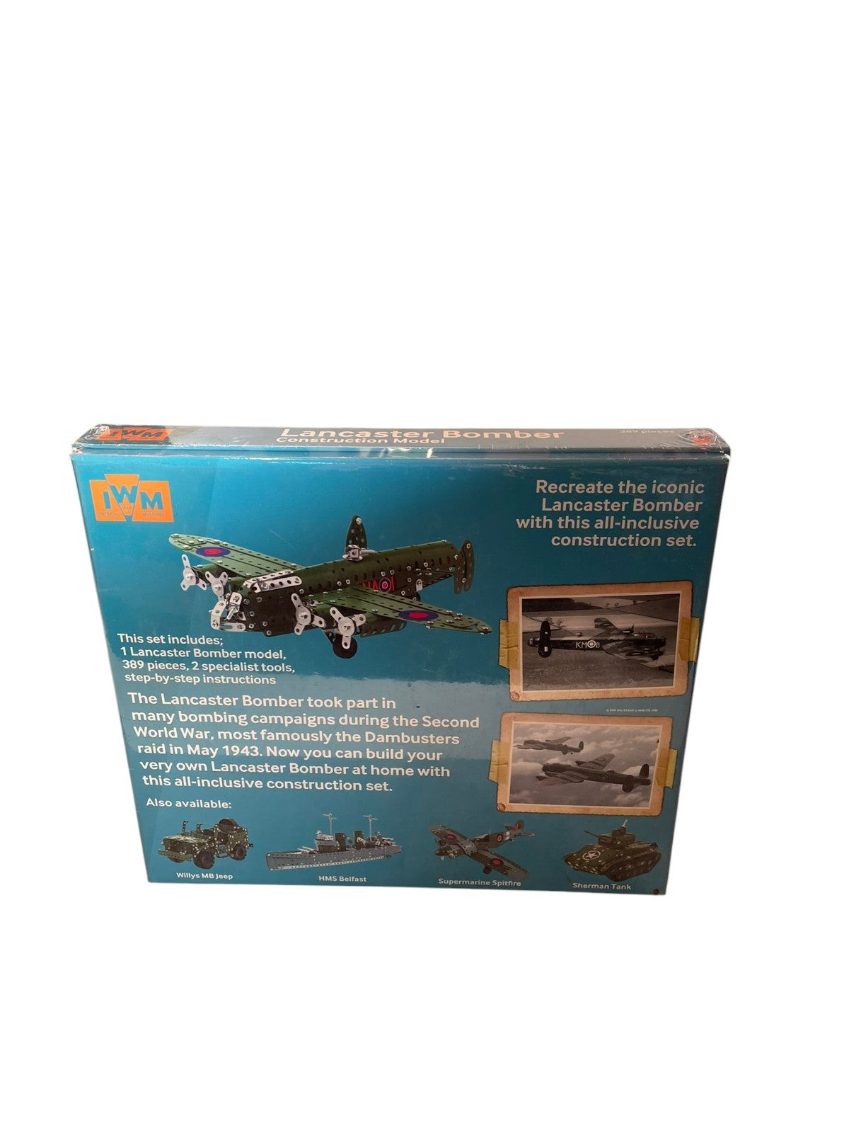 Imperial War Museum Lancaster Bomber Construction Model Birthday Gift Fun Games