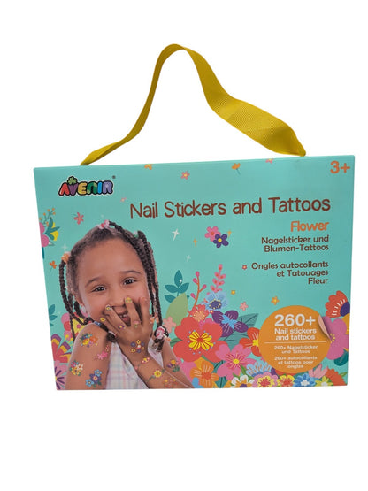 Avenir - Nail Stickers And Tattoos - Flower Toy NEW 3+ Arts & Crafts
