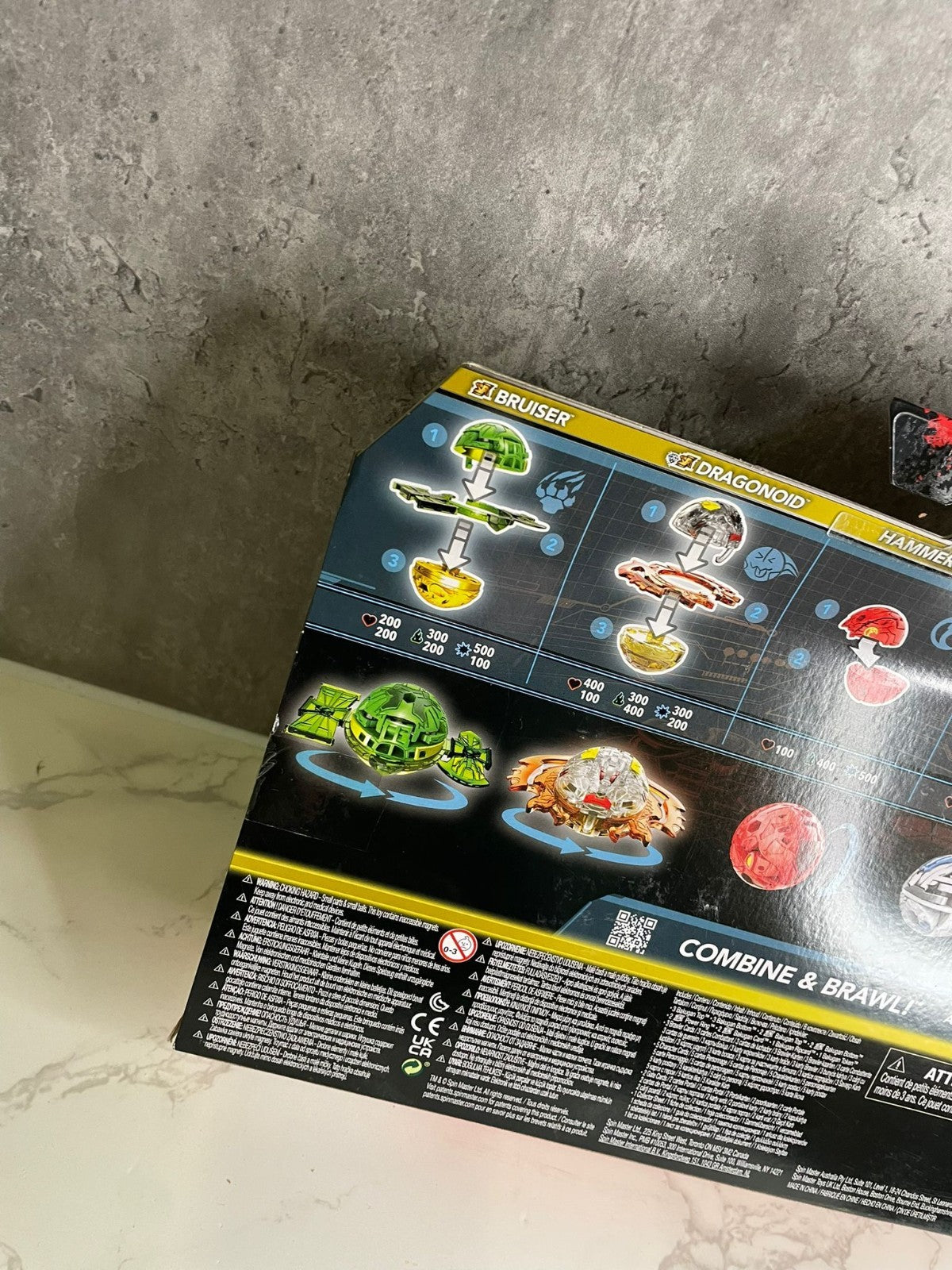 Bakugan Battle 5-Pack Action Figures Toys Set New Christmas Gift