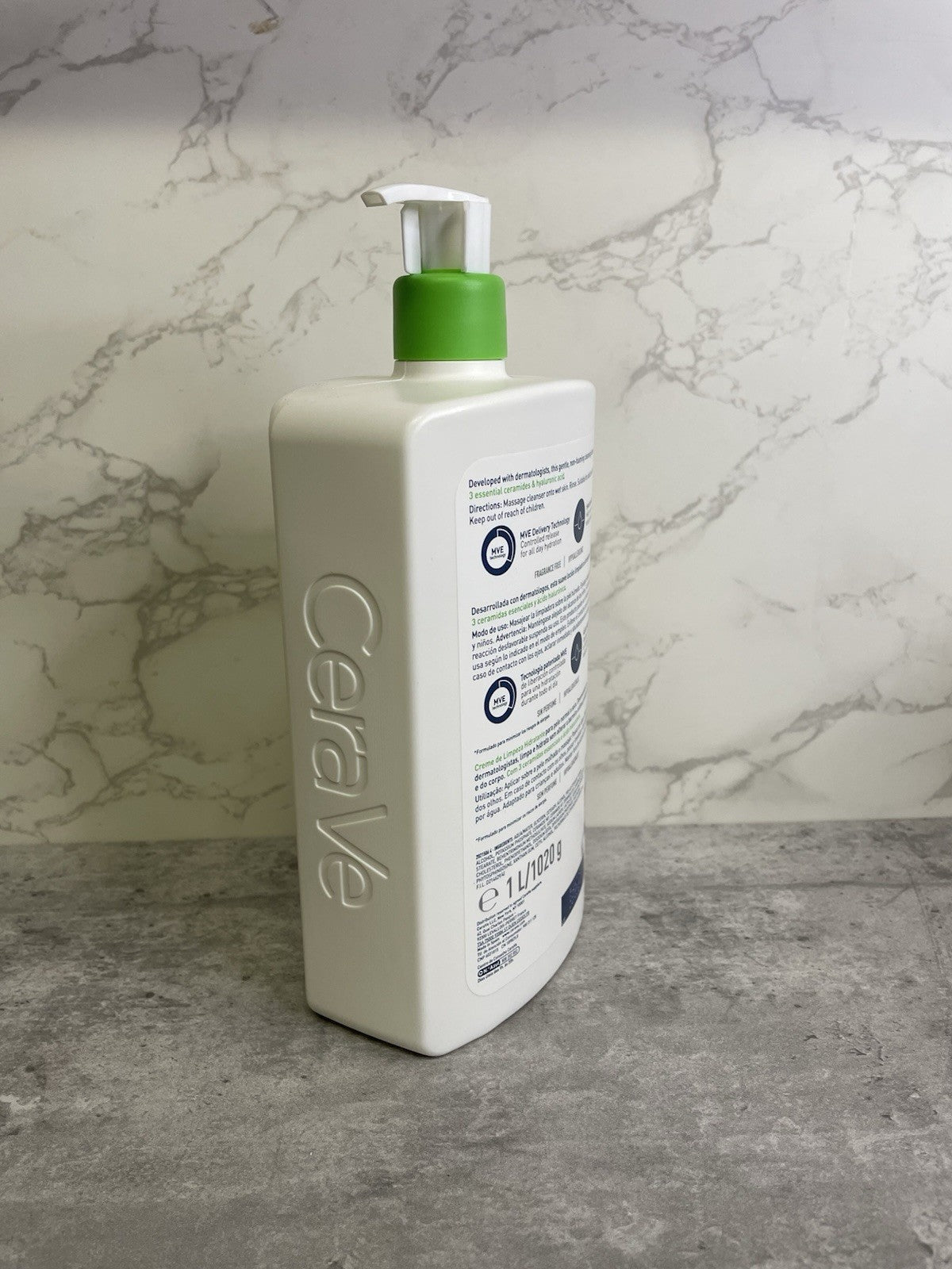 Cerave Hydrating Cleanser - 1000ml Skincare Routine Beauty Cosmetics