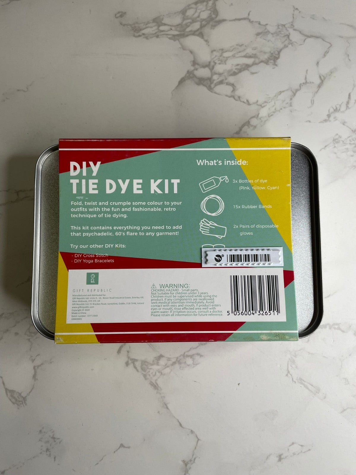 DIY Tie Dye Kit New Christmas Gift Fun Game Gift