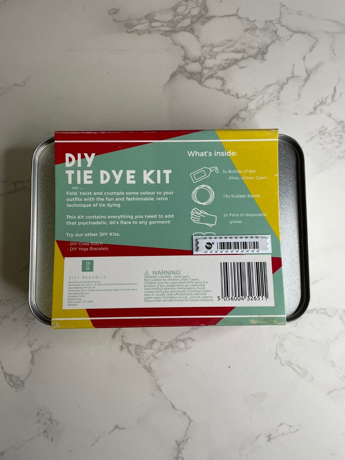 DIY Tie Dye Kit New Christmas Gift Fun Game Gift