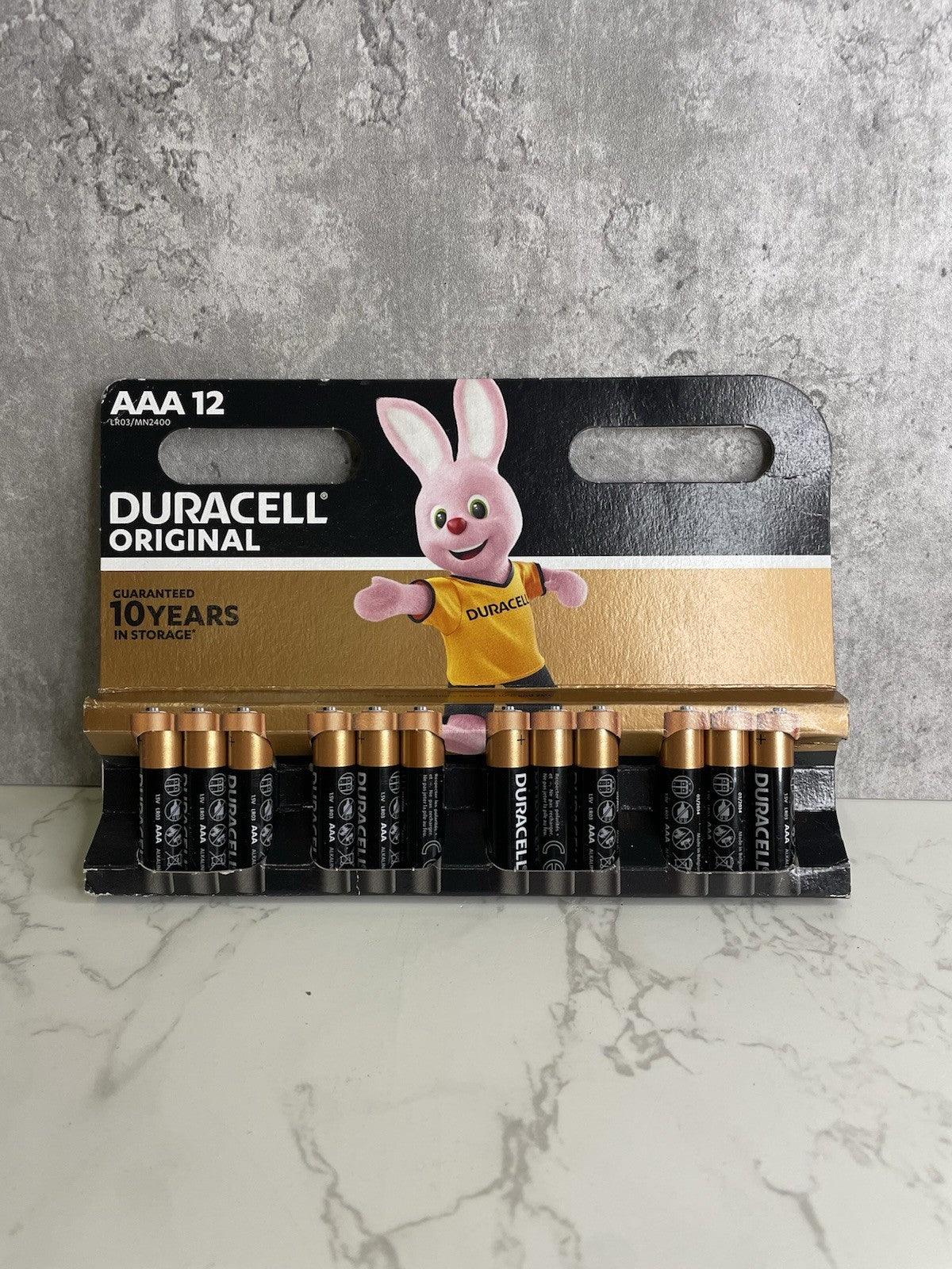 Duracell Original AAA 12pack 10 Years Expiry 2035