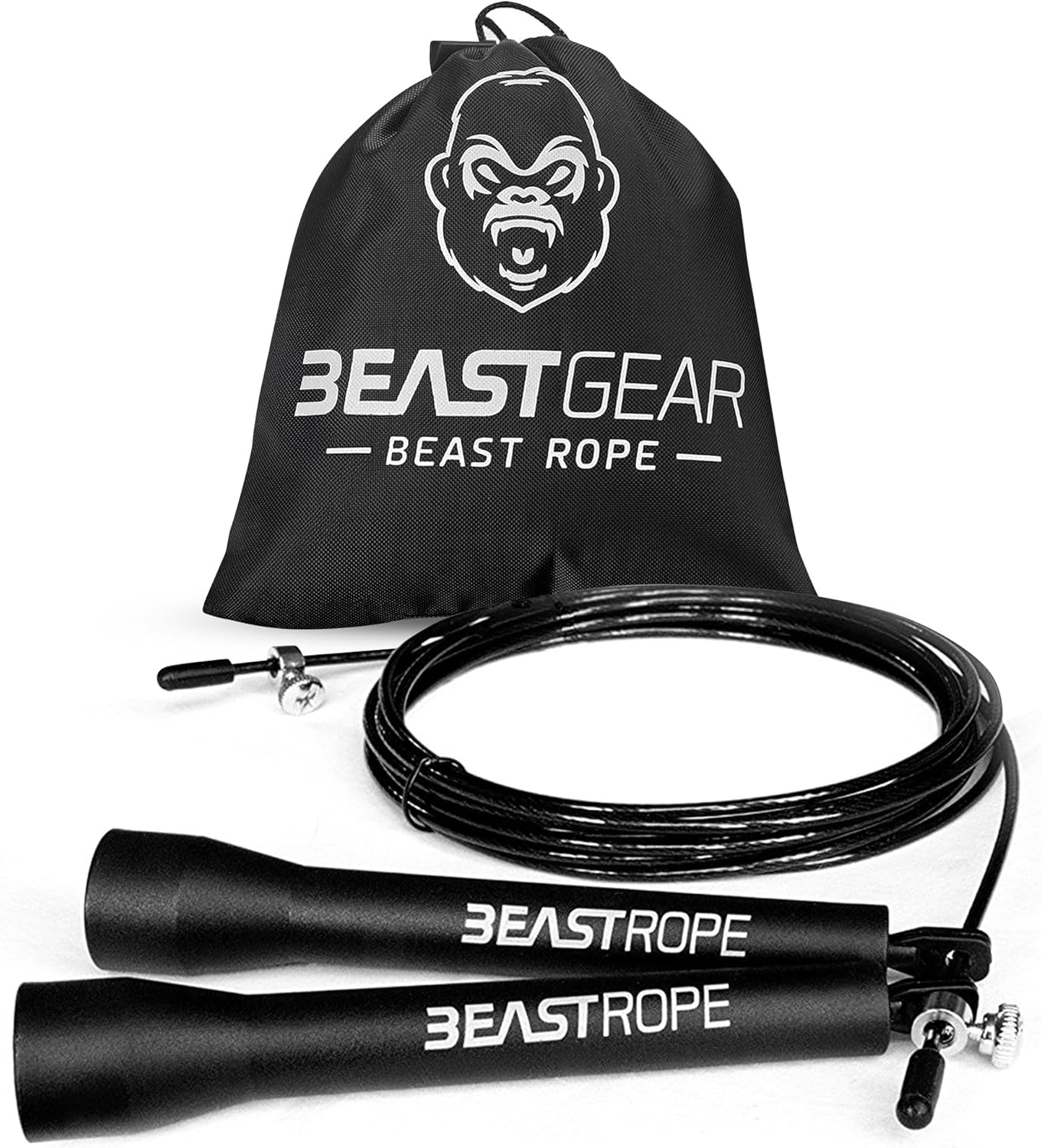 Beast Gear Skipping Rope Adult Boxing Speed Fitness Jump for MMA HIIT Workout