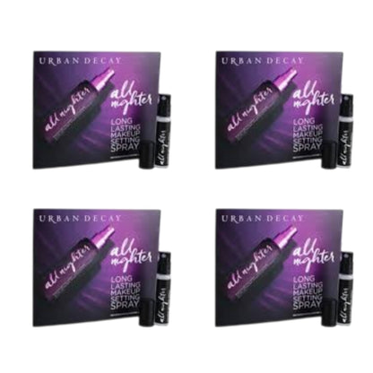 4 x Urban Decay All Nighter Make Up Setting Spray 2ml (8ml)