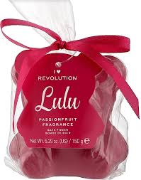 3 x I Heart Revolution Lulu Teddy Bear Fizzer Passionfruit Fragrance 150g (450g)